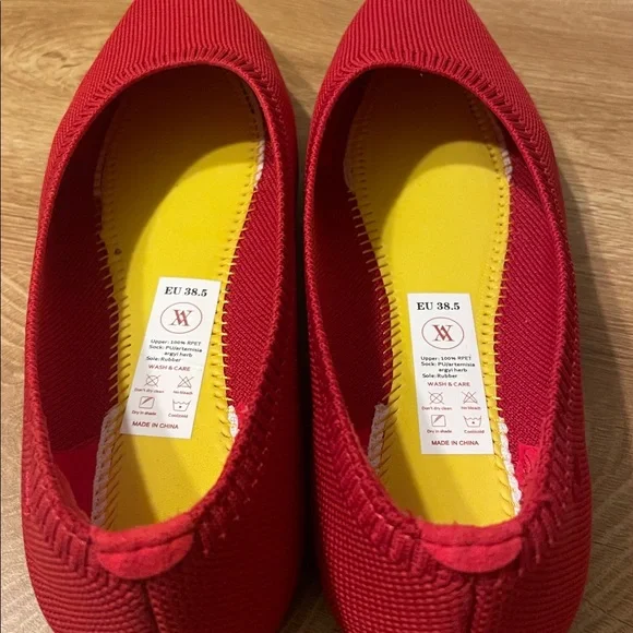 Vivaia Red Women's Flats - Picture 7 of 13